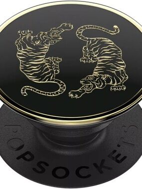 Black and Gold Tiger PopSocket